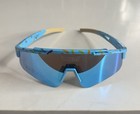 Brand New  2  Ice Cream Drip Baseball Youth Sunglasses Los Reyes Pink   Blue