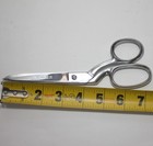 Singer Mfg Co  Sewing Scissors No  607 Chrome Finish  7  Long Made In Germany