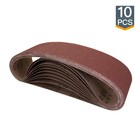 Powertec 4 X 36  Sanding Belt 100 Grit 10 Pk Aluminum Oxide Sandpaper 110130