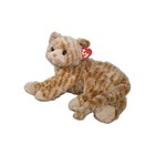 Ty Classic Cobbler Beanie Baby Orange Tabby Cat 12  Plush Stuffed Animal 2009