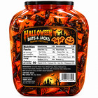 Halloween Bats   Jacks Shaped Pretzels Barrel  66 Pcs   1 Pack 