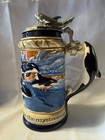 Seaworld The Orca Whale Collectors Stein Kingwerke Germany 9 1 4  Tall Vintage