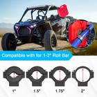 Fuel Tank Gas Can Mount With Lock   Key For Can-am Kawasaki Polaris Yamaha