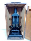 Vintage Bausch   Lomb Optical Co  Microscope In Wood Eimer   Amend Box Case