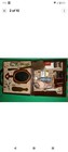 Antique Vanity Dresser 11  Piece Set Jade Green Bakelite Celluloid  Extras Rare