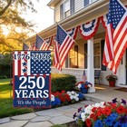 Independence Day Anniversary Usa Garden Flag  America Patriotic Banner 4th Of Ju