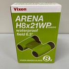 Vixen Arena H8  21wp Binoculars Green  Waterproof  Used Excellent Condition