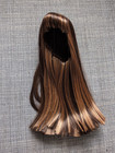 Truly Me 122 A Wig Dark Brown Hair Highlights Bangs American Girl Doll Custom