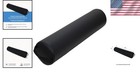 Forpro Black Full Round Bolster Pillow - Oil   Stain-resistant Support For Yoga
