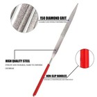 10pcs Diamond Needle File Set     3  140mm Mini Files For Metal   Glass