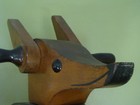 -------------------1917 Sly Wooden Fox A Work Of Art Nobbytoy Co---------ride On