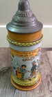 Vintage German 0 5l Beer Stein  Lidded  Made In Germany - Broken Lid