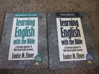 Learning English With The Bible Grammar Louise Ebner Textbook Answer Guide Set