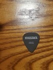 Nickelback 2004 Tour Ryan Peake White On Black Rock Band Logo Guitar Pick Pic