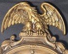 Vintage Homco 234o Federal Regency Eagle Porthole Convex Mirror Wall Decor Usa