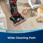 Powerforce Helix Turbo Pet Bagless Upright Vacuum Black Red