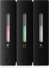 Versatile 3-chamber Shampoo   Body Wash Dispenser - 1200ml With No-drill Option