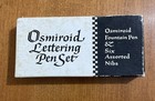 Osmiroid Lettering Pen Set 7 Nibs 2 Pens  65    75 With Box Usa England
