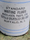 Antique Buffalo Ny Standard Writing Fluid Ink Advertising Stoneware Jug Rcp Co