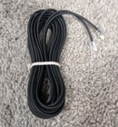  1  Black 12  Ft Telephone Modular Line Cord Phone Cable Extension Wire Rj11 New