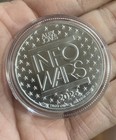 Infowars - Limited Edition Alex Jones Signature Silver 1 Oz Coin - Rare         