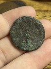 99-100 Ad As Trajan Roman Empire Ancient Old Coin Rome Mint Victoria