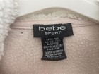 Bebe Sport Kids Girls Sequin Logo Sherpa Lined Hooded Long Sleeve Jacket Pink M