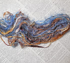 Fiber Art Yarn 24 Yds Crafts Weaving Journal Scrapbook Gift Wrap  windy Beach 
