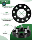 5x114 3 To 5x120 Wheel Adapters  4pc 15mm Thick  Hubcentric 15mm  4pcs  New