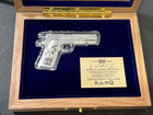 2026 2 Oz  999 Silver Samoa Antiqued General Patton s 1911 Pistol Shaped Coin  