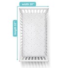 Fitted Crib Sheet 28  X 52   Soft Breathable Neutral 100  Cotton Jersey Sheet   