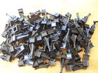 Lot Of 50 Black Plastic  3 4 Inch Picket Fence Finials 