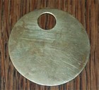 Rare Vintage Radioland  251 Brass Advertising Tag Medal Key Chain Movie Id Tag