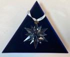 2017 Swarovski Scs Annual Snowflake Christmas Ornament In Original Box   Sleeve