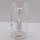 Vintage 1950s Etched Glass Cocktail Mixed Drinks Pitcher 8 5   tankard-style