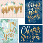 Holiday Greeting Cards Set 24  300gsm Thick Note Cards  4 25x5 75 Inch  White