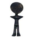Ashanti Wood Carved Fertility Doll Hand Made African Art Vintage Wood Sculpture