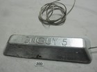Znguy5 Zinc Anode With 10 Ft  Cable Boat Lift And For Marine Construction