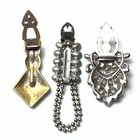 Vintage Ornate Rhinestone Dress Clip Art Deco Nouveau Antique Retro Lot Of 3