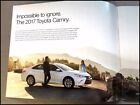 2017 Toyota Camry And Hybrid 32-page Original Sales Brochure Catalog