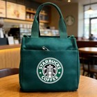 New Starbucks  Canvas Tote Handy Lunch Bag Eco-friendly Tote Shopping Bags