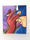 Captain America Smoking-signed Original Painting On Canvas-20   x24    Pop Art Hero
