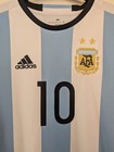 Adidas Argentina National Team Messi  10 Climacool Soccer Jersey Kids Xl