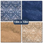 Baroque Ornment 12x12 Scrapbook Paper Double Sided Cardstock 12x12 Paper For    