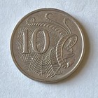 1990 Australia Coin-10 Cents-copper-nickel Decimal-lyrebird eii-km 66