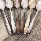 Vintage Lot Of 6 Spoons Wirths 100