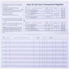 24 Pcs Check Registers For Personal Checkbook  Easy To Read Checkbook Register