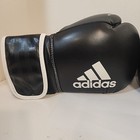 Adidas Hybrid 80 Black   White 12oz Boxing Gloves