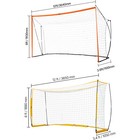 12 Ft X 6 Ft Portable Soccer Goal Kids Soccer Net Carry Bag Backyard Training