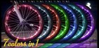 Bicycle Bike Wheel Lights 7 Colors Led String Fits Any Spoke Rim Tires Safety